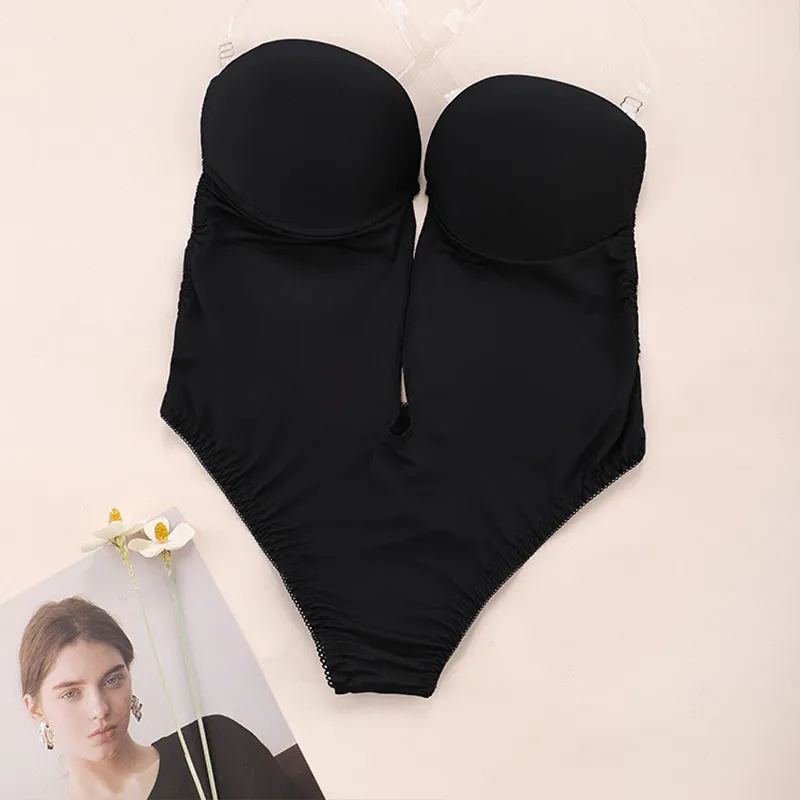 Women Body Shaper Bra Backless - Shapewear Bodysuit Firm recension och pris