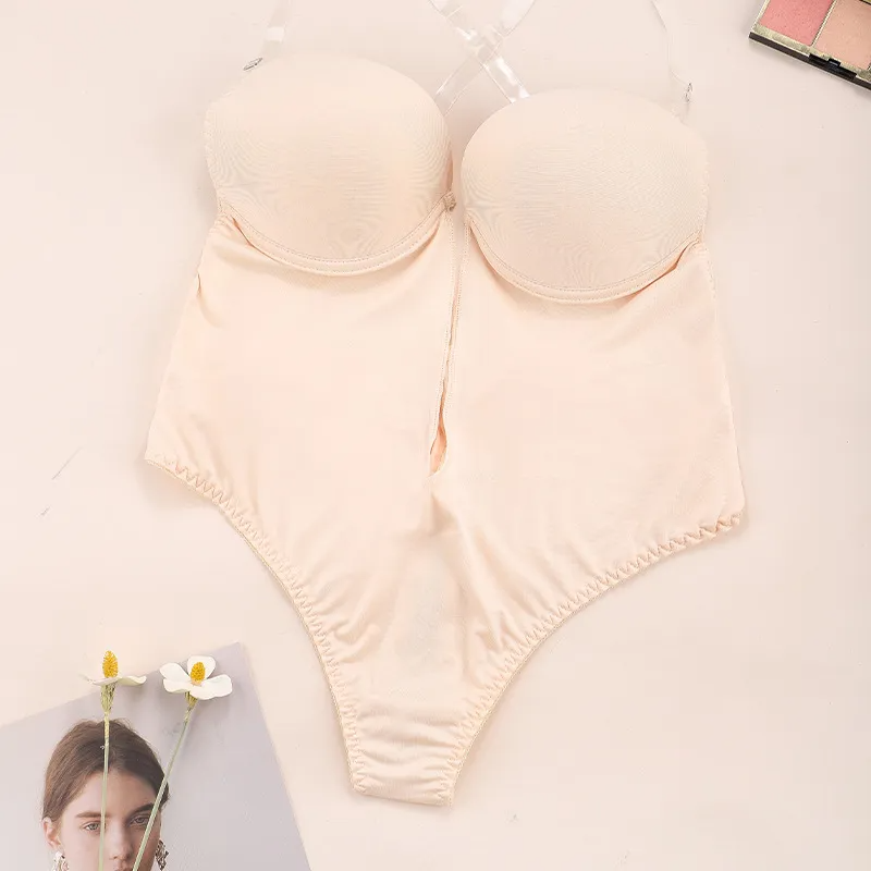 Women Body Shaper Bra Backless - Shapewear Bodysuit Firm recension och pris