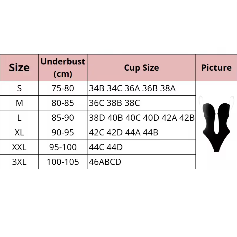 Women Body Shaper Bra Backless - Shapewear Bodysuit Firm recension och pris